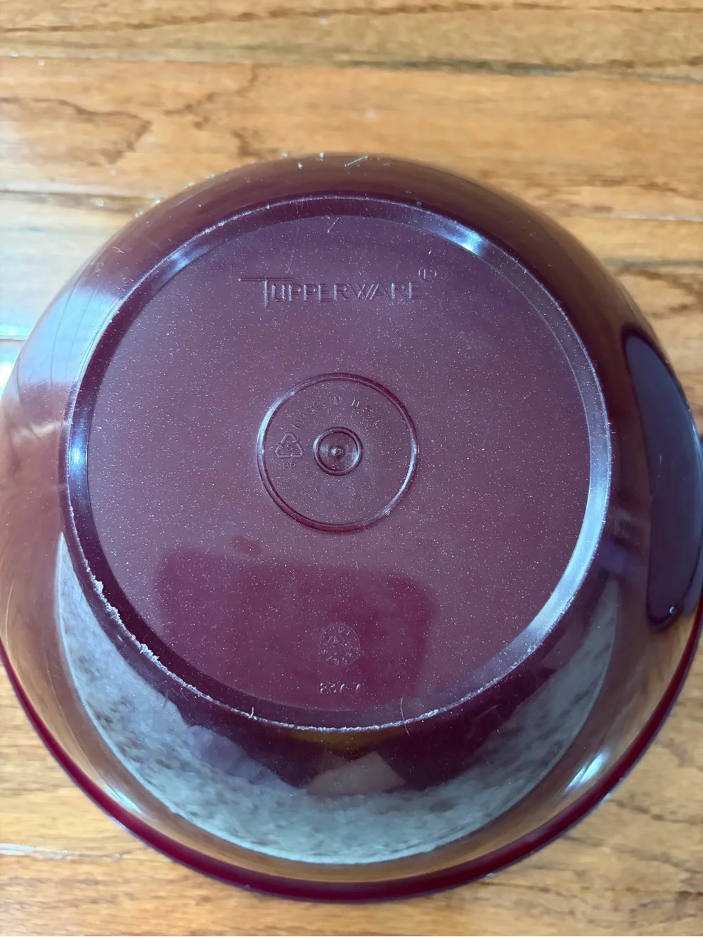Tupperware durable bowl